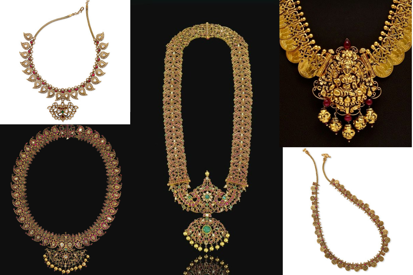 gold Indian necklaces for women