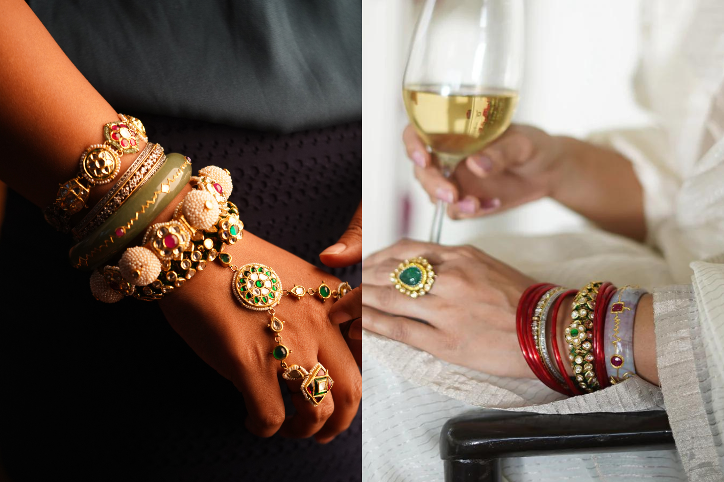 Bangles 2025 wearing style