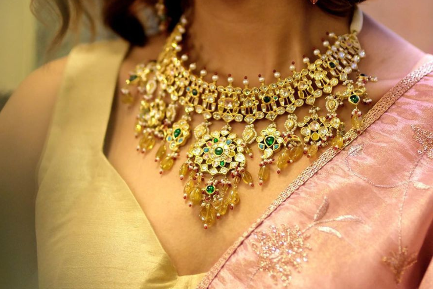 indian fine jewelry necklace