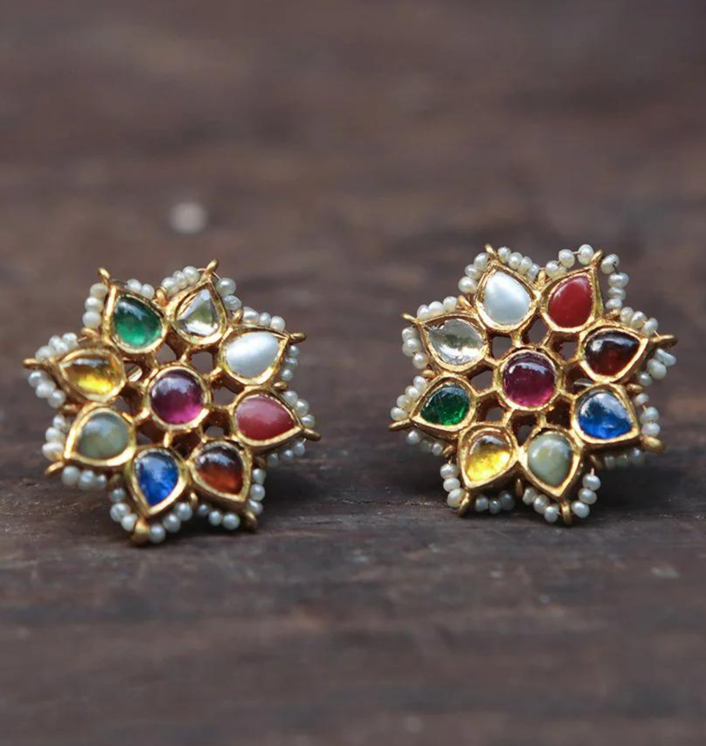 indian fine jewelry earrings