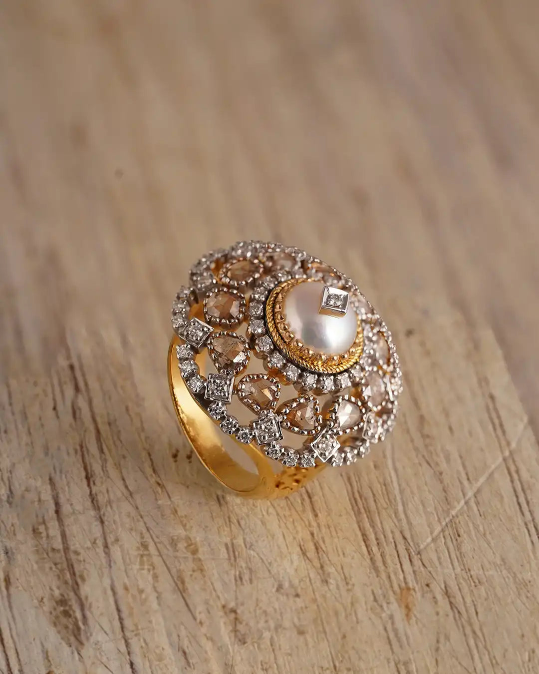 Diamond cocktail ring designs discount