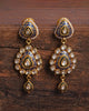 polki uncut diamond earrings indian