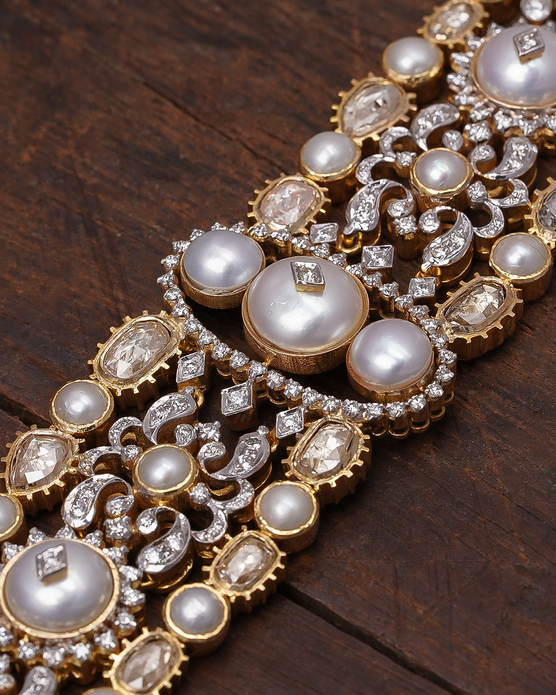 diamond and pearl necklace