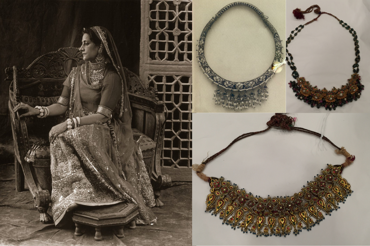 Traditional Indian necklaces from the west