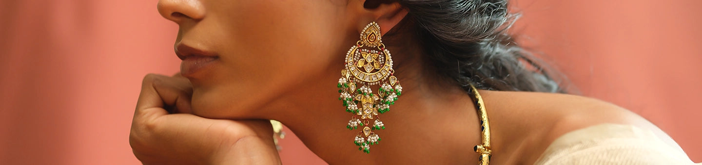 Classic Polki Earrings