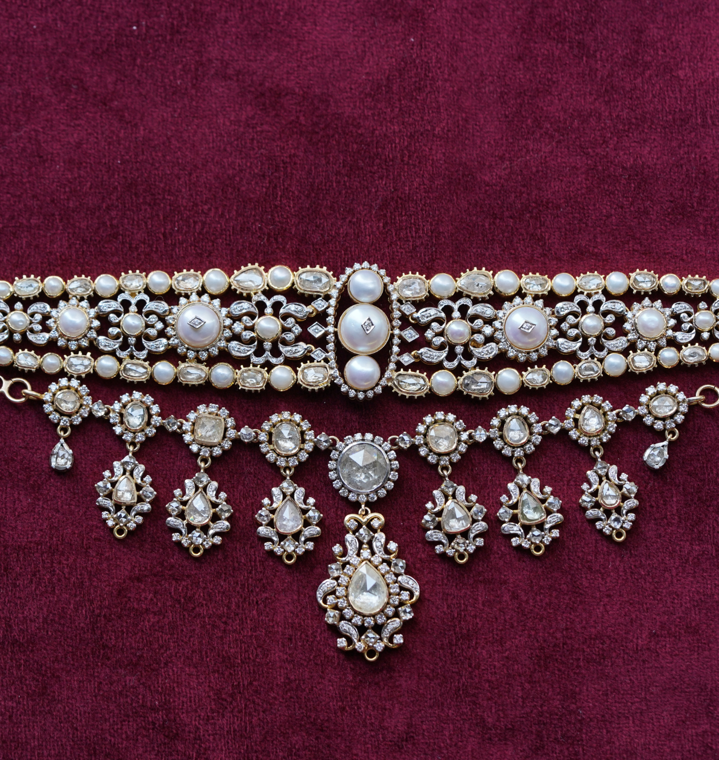 indian fine jewelry choker necklace