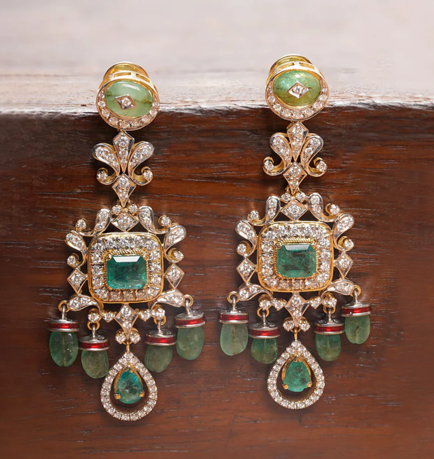 indian bridal jewelry earrings