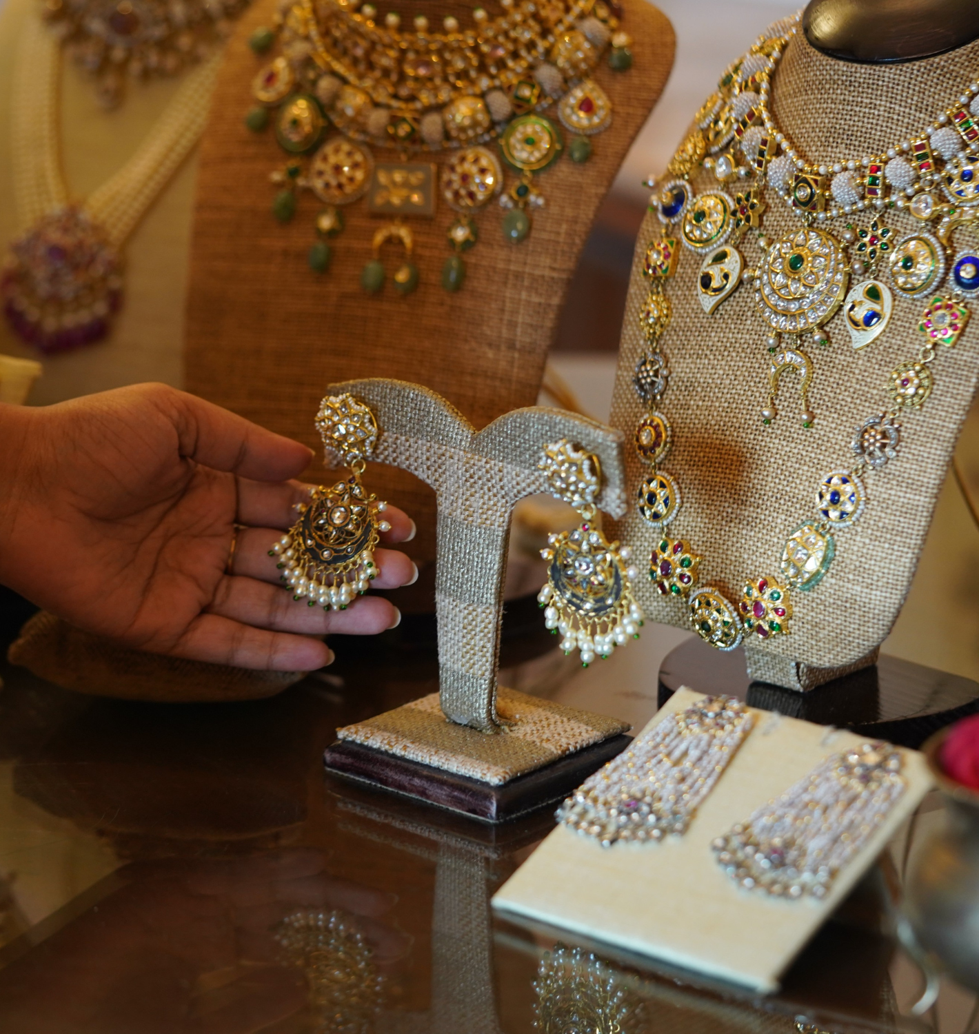 indian bridal jewelry selection