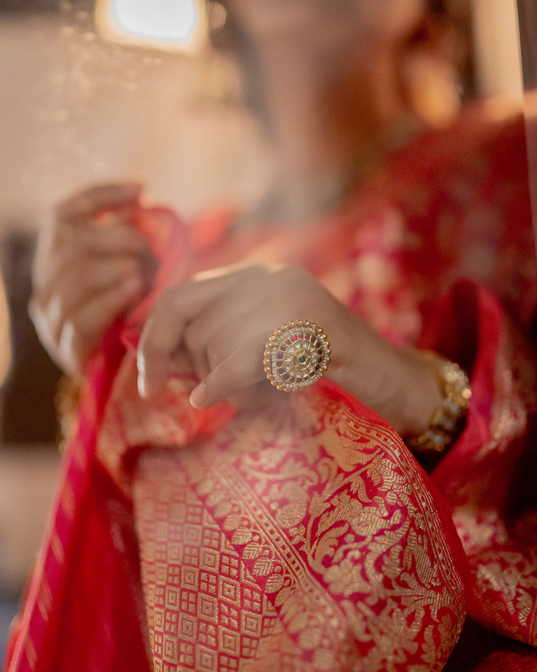 Polki Uncut Diamond Ring
