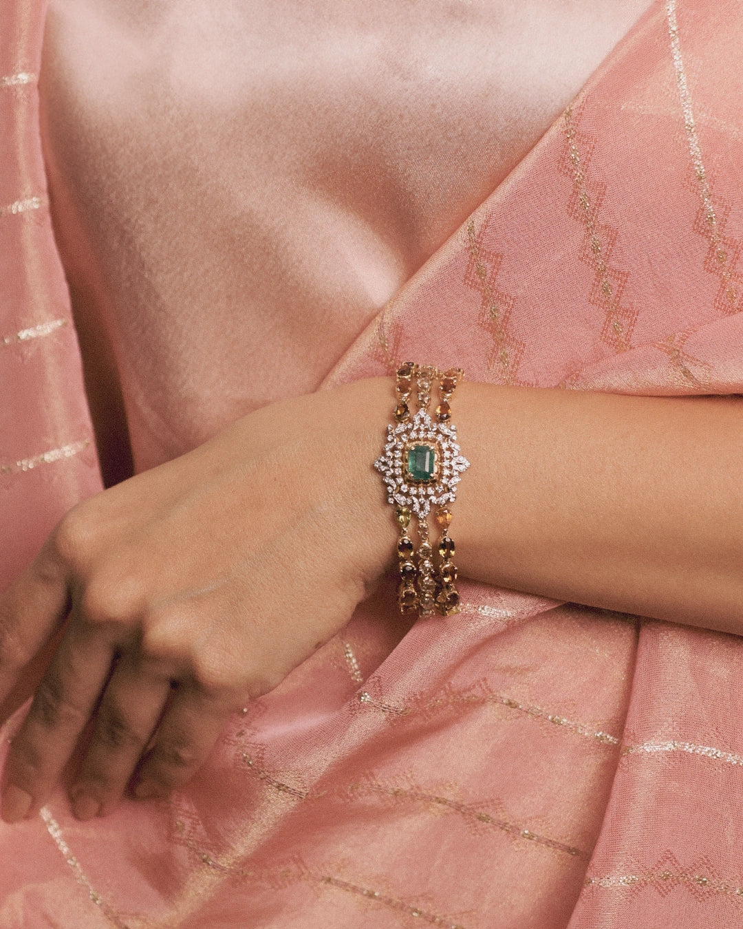 Nivara Choker and Bracelet