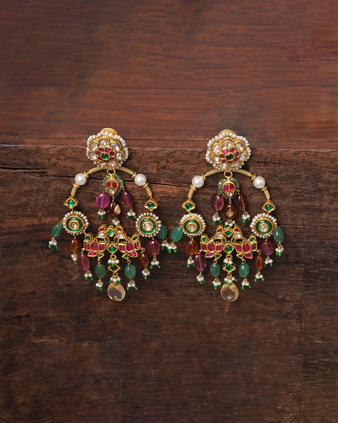 Exclusive finely handcrafted Kundan earrings in three colours. 925 pure  silver Weight 26gm Gold polished . . WhatsApp or DM to order. ht... |  Instagram