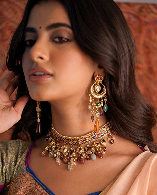 Gold online indian choker