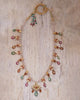 gold polki multi-gemstone and pearl indian necklace