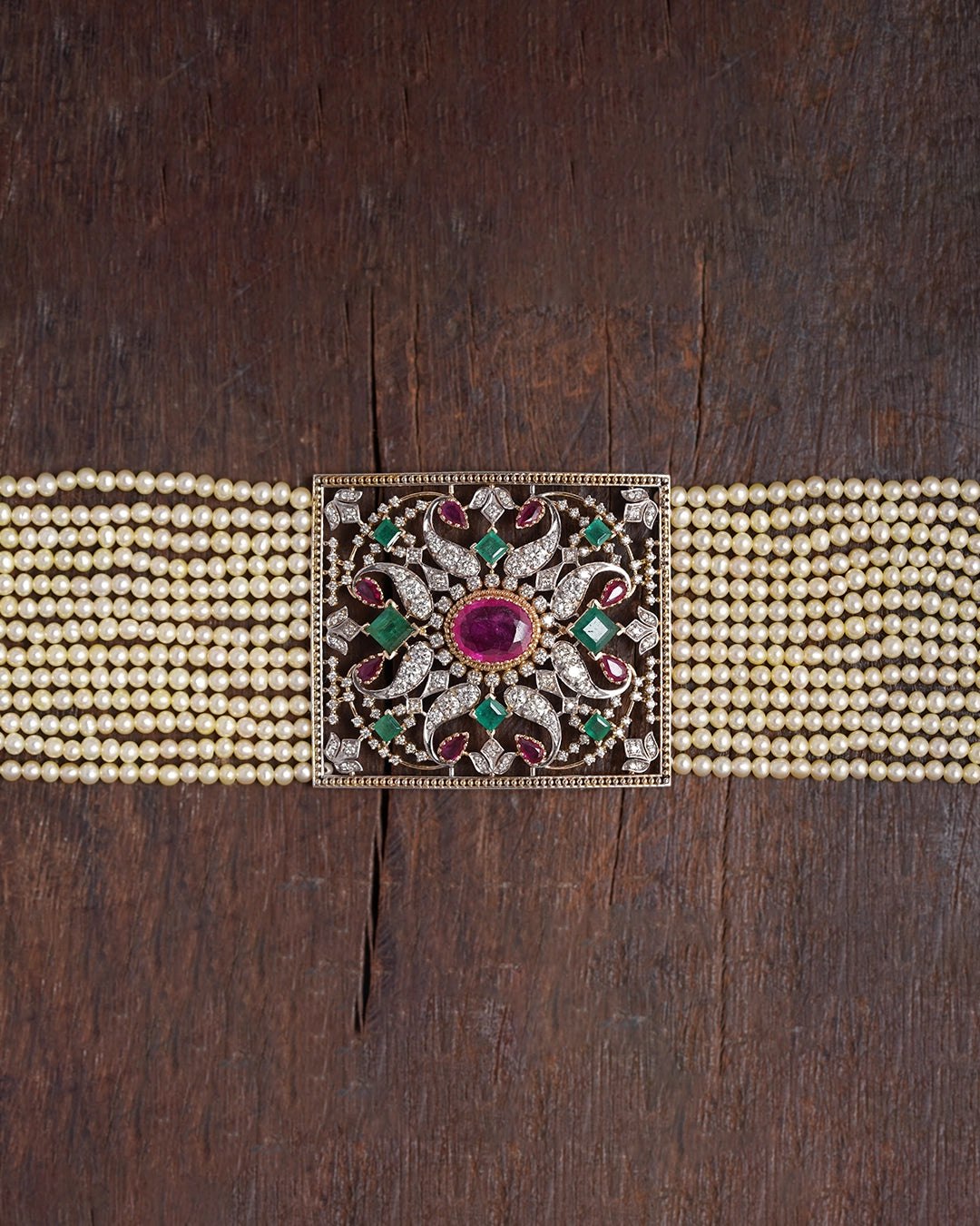 indian diamond choker necklace