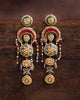 gold indian earrings