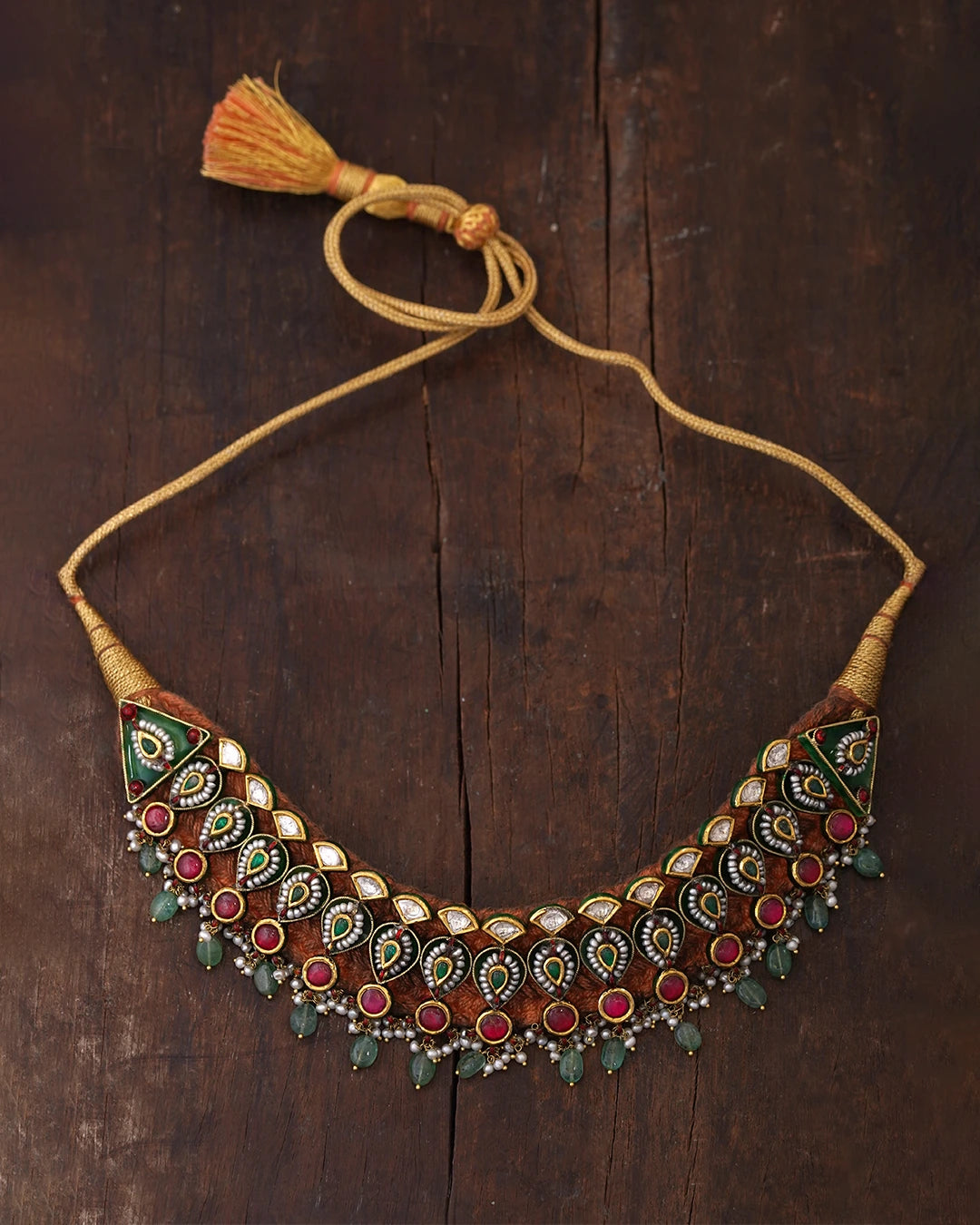 gold choker necklace