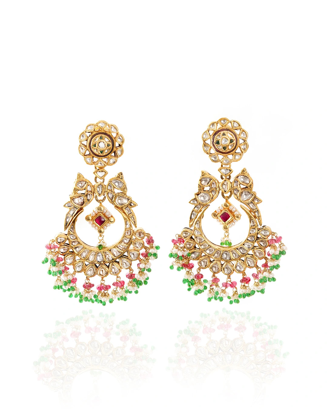 polki and polki earrings