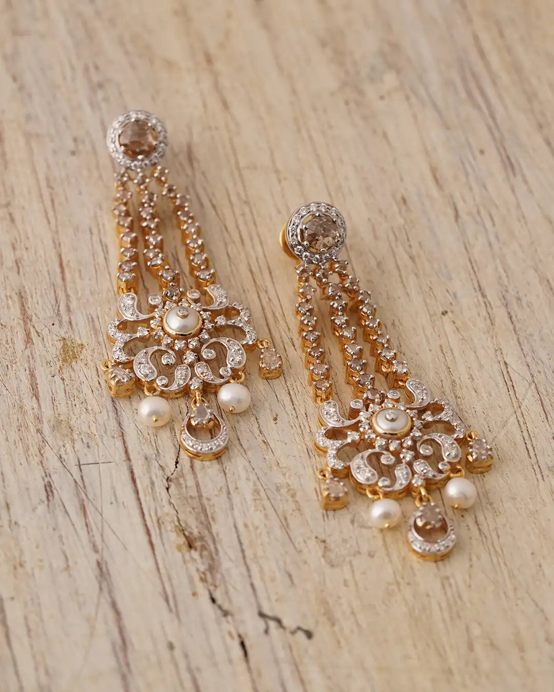 wedding diamond earrings