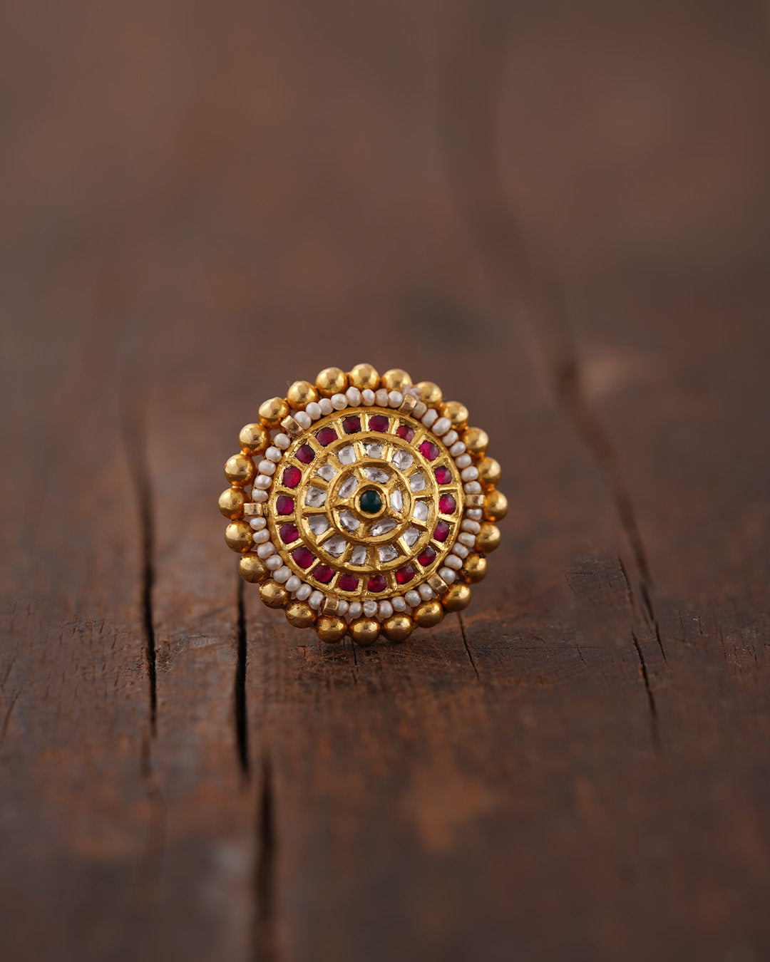 Polki Uncut Diamond Ring