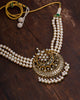 "pearl and diamond pendant necklace"
