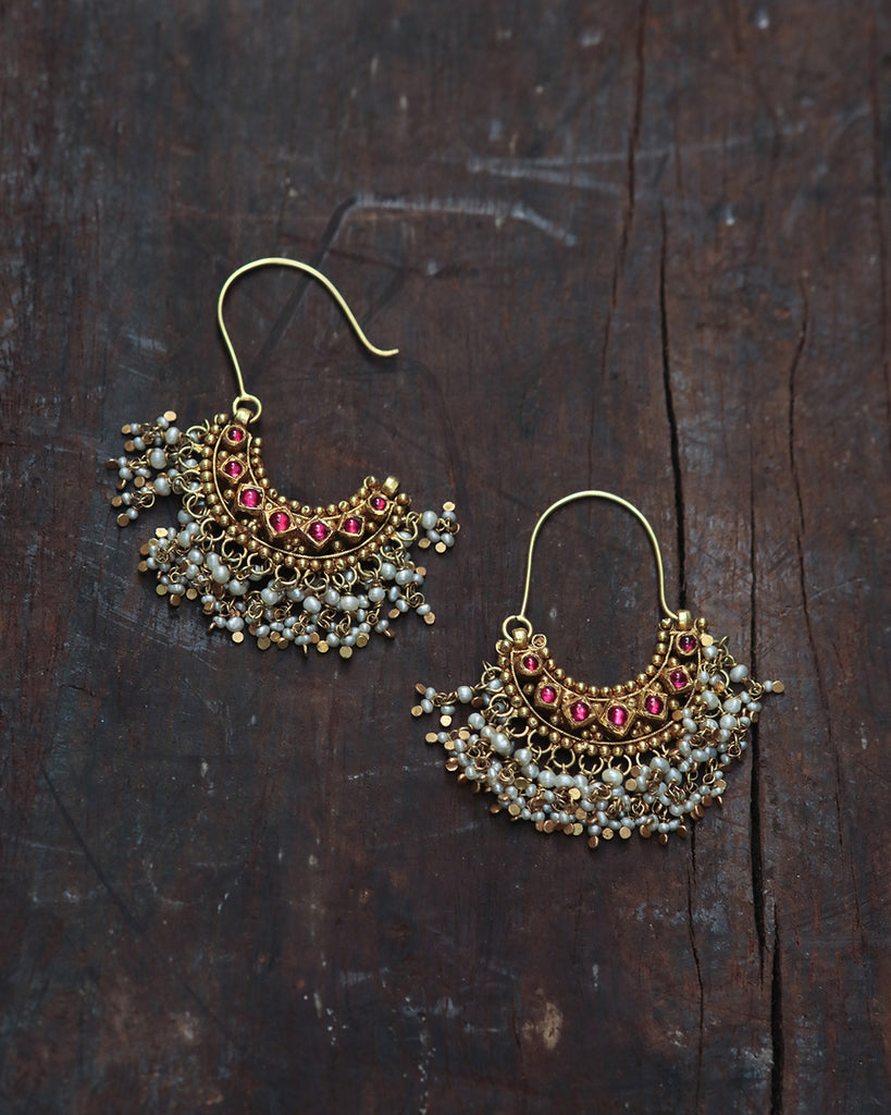 Silver Jhumka Earrings – Lahore Stores
