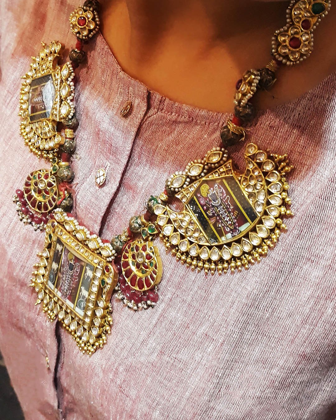Shrinathji Kanthila Necklace